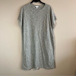 ✨ Pure Jill Women’s Gray Sleeveless Sweater Dress Small Tall